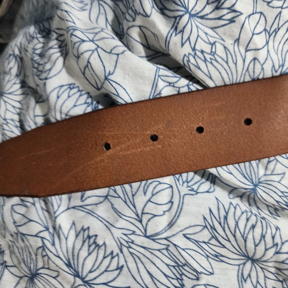 Men's Brown Leather Belt